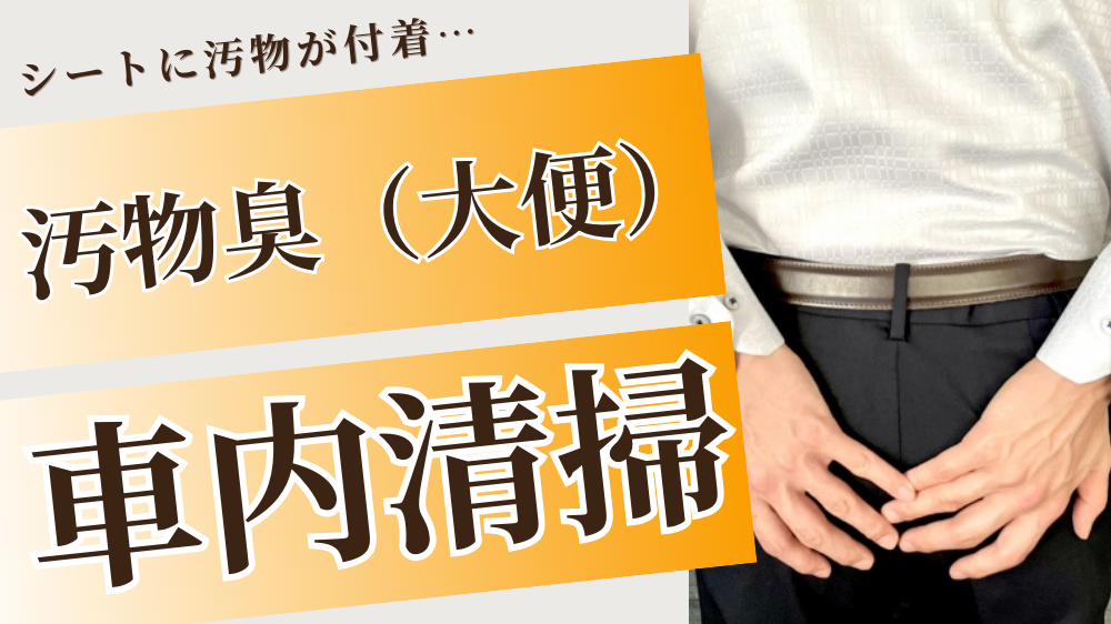 汚物臭（大便）車内清掃の施工事例